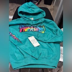 Thrasher’s hoodie tie dyed pattern